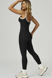 Bali Motion Trim Crop Top Leggings 2-Piece Set