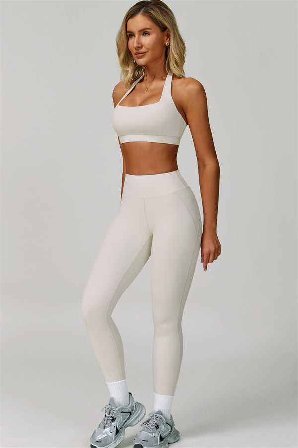 The Bold Halter Sports Bra Leggings 2-Piece Set