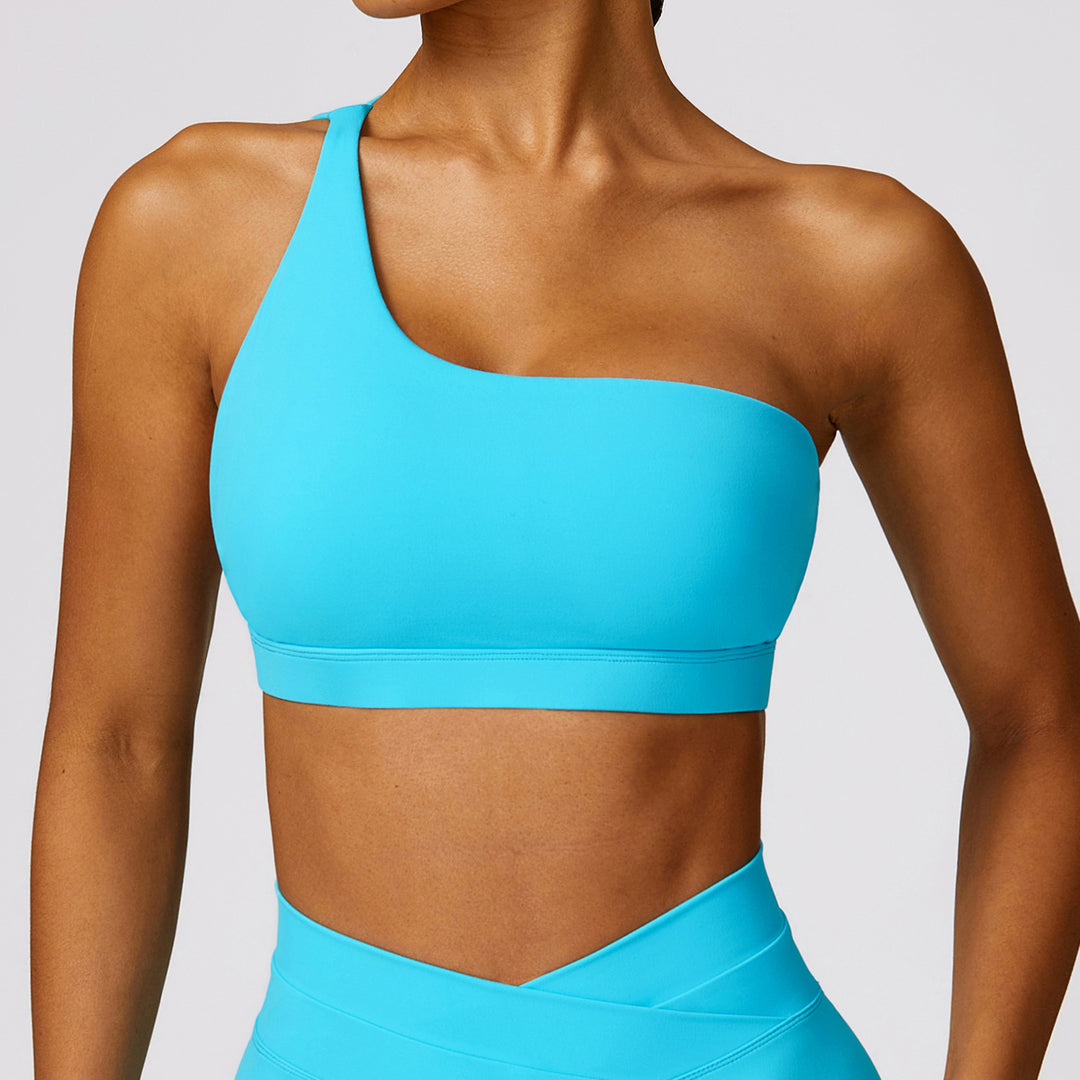 Vervain One-Shoulder Sports Bra