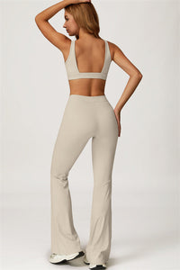 The Axis Sports Bra Flared Leggings 2-Piece Set