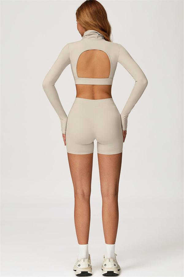 The Axis Crop Top Shorts 2-Piece Set