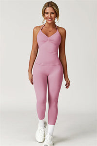 The Allure Halter Top Leggings 2-Piece Set