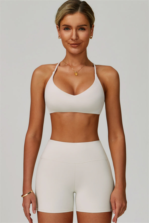 The Bold Cross Back Sports Bra