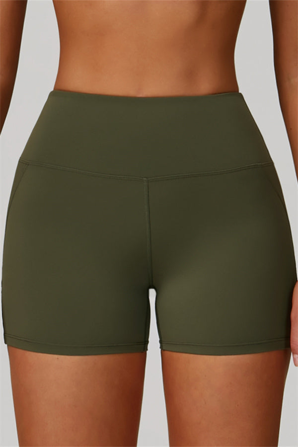 The Bold Cross Back Sports Bra Shorts 2-Piece Set