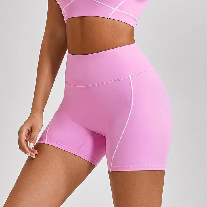 Frostelle Seamless High-Waisted Biker Shorts