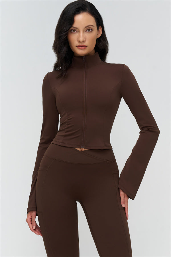 The BoldFit Jacket Leggings 2-Piece Set — Bistre