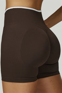 Bali Motion Trim Long Sleeve Crop Top Shorts 2-Piece Set