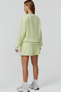 The Amara Sweatshirt Lounge Shorts 2-Piece Set