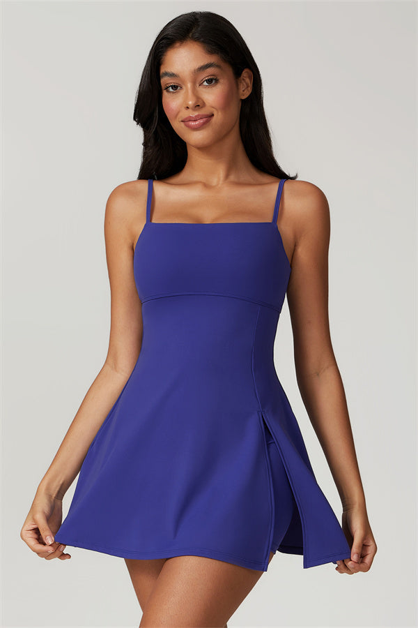 Flex Swift Tennis Dress — Cobalt