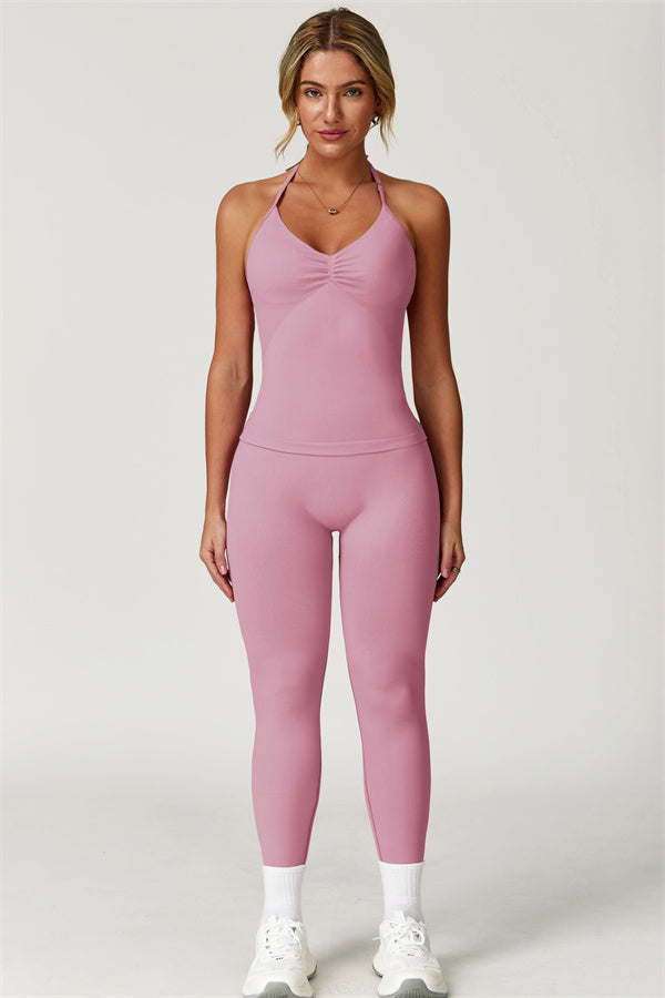 The Allure Halter Top Leggings 2-Piece Set