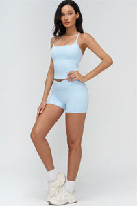 The BoldFit Crop Top Shorts 2-Piece Set