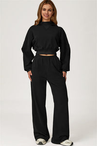 The Axis Crop Hoodie Pants 2-Piece Set