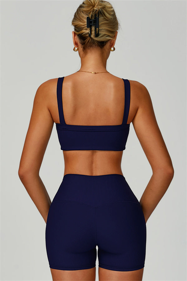 The Burst Sports Bra Shorts 2-Piece Set — Haiti