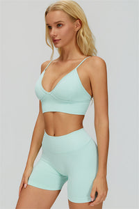 The Lagoon Sports Bra Shorts 2-Piece Set