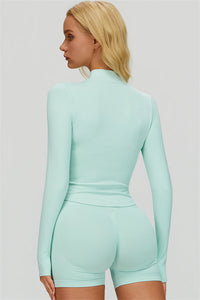 The Lagoon Jacket Sports Bra Shorts 3-Piece Set