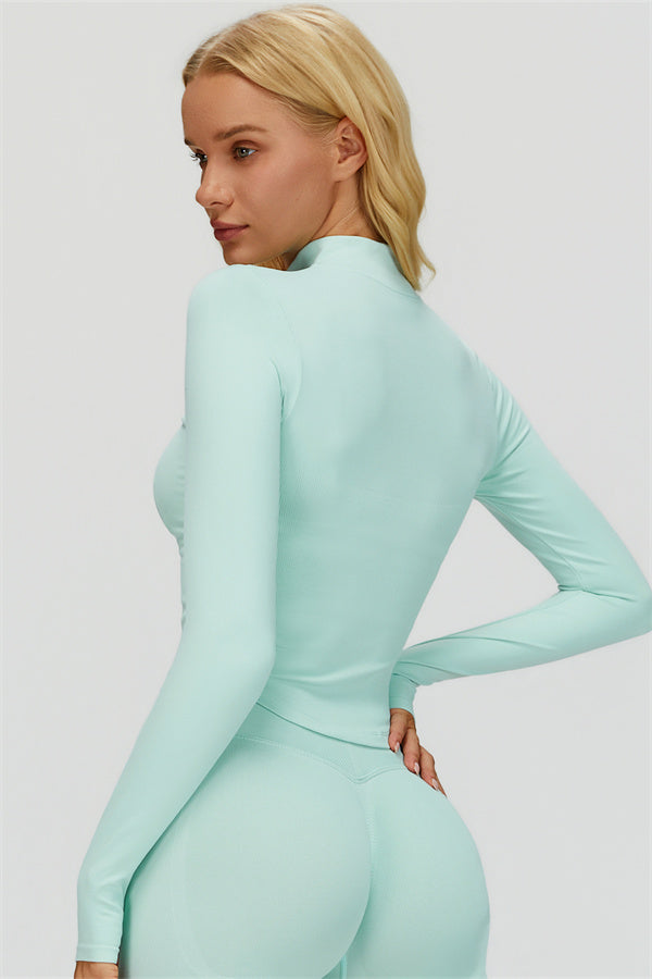 The Lagoon Jacket Sports Bra Shorts 3-Piece Set