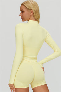 The Lagoon Jacket Sports Bra Shorts 3-Piece Set