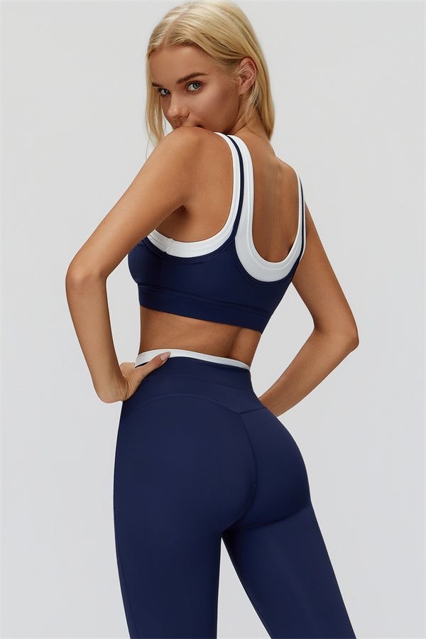 The Canyon Sports Bra Leggings 2-Piece Set — Cobalt