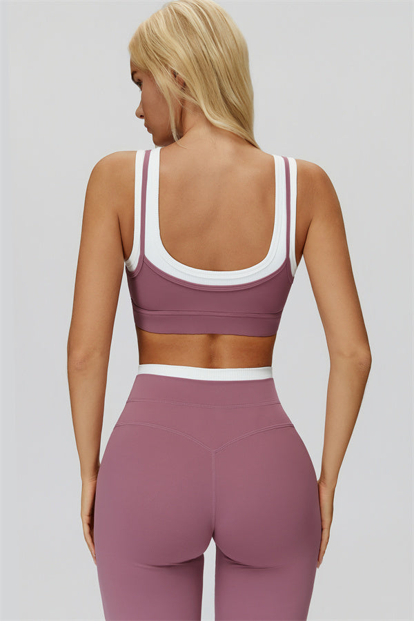 The Canyon Sports Bra Leggings 2-Piece Set — Wisteria