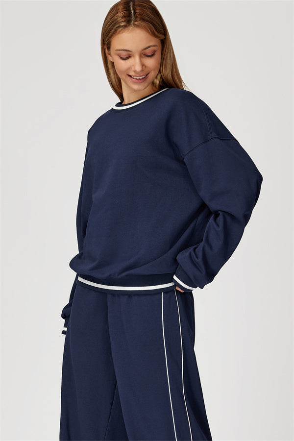 The Amara Sweatshirt Pants 2-Piece Set — Cobalt