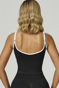 Bali Motion Trim Crop Top Leggings 2-Piece Set