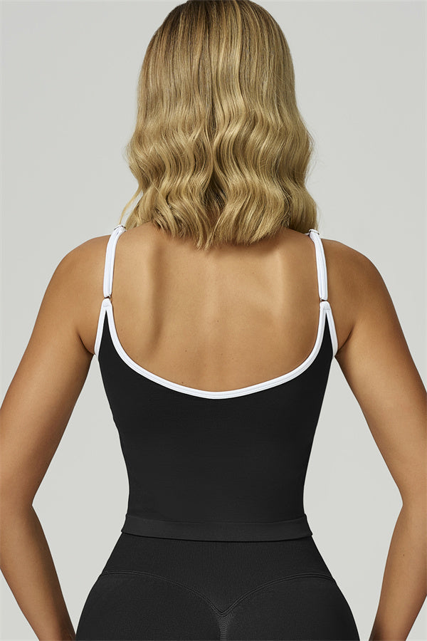 Bali Motion Trim Crop Top Leggings 2-Piece Set