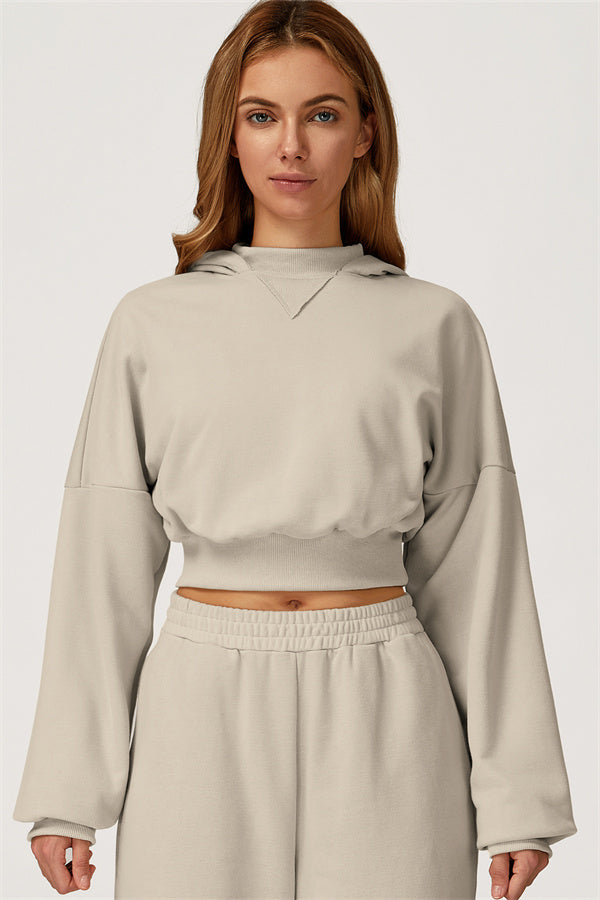 The Axis Crop Hoodie Pants 2-Piece Set