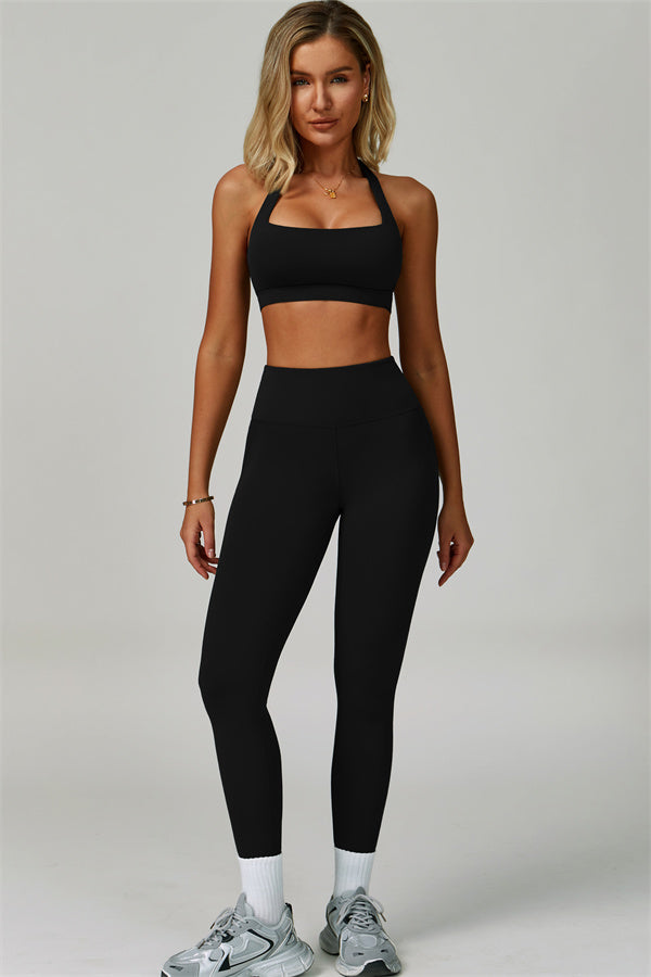 The Bold Halter Sports Bra Leggings 2-Piece Set