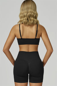 Bali Motion Sports Bra Shorts 2-Piece Set