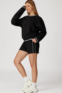 The Amara Sweatshirt Lounge Shorts 2-Piece Set