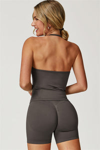 The Allure Halter Top Shorts 2-Piece Set