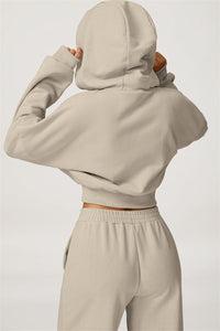 The Axis Crop Hoodie Pants 2-Piece Set