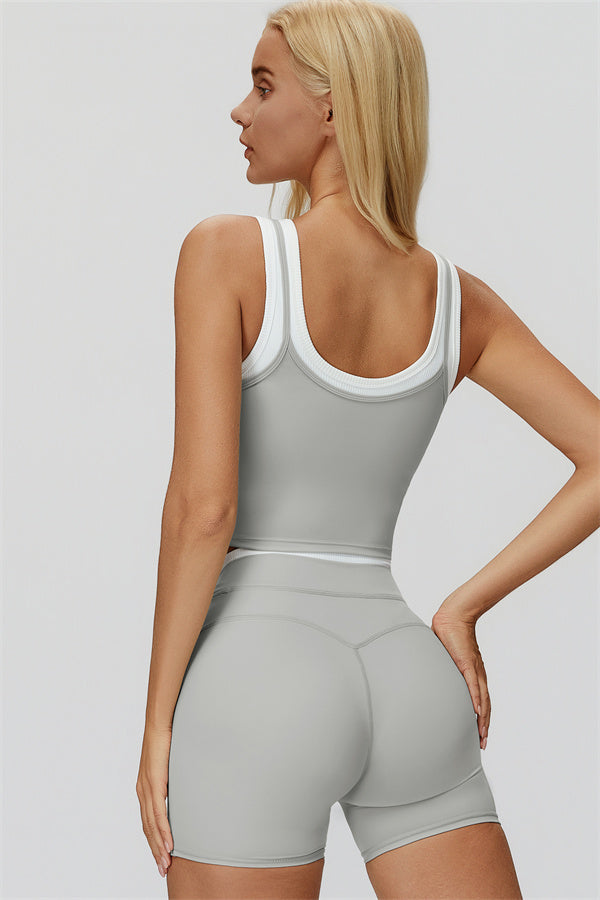 The Canyon Crop Tank Shorts 2-Piece Set