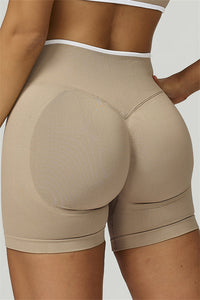 Bali Motion Trim Long Sleeve Crop Top Shorts 2-Piece Set