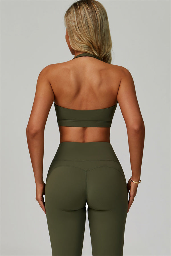 The Bold Halter Sports Bra Leggings 2-Piece Set