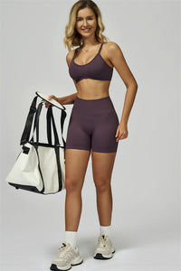 Bali Motion Sports Bra Shorts 2-Piece Set