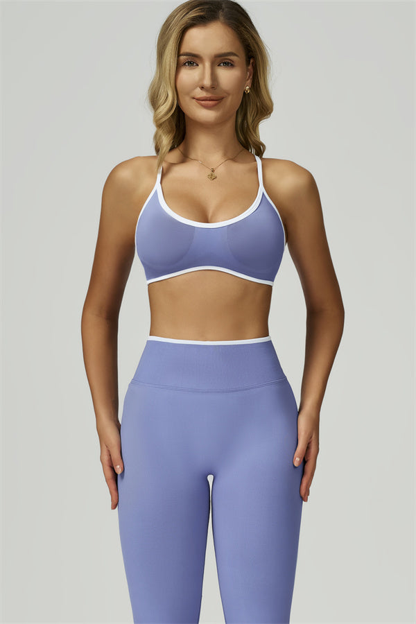 Bali Motion Trim Sports Bra Leggings 2-Piece Set