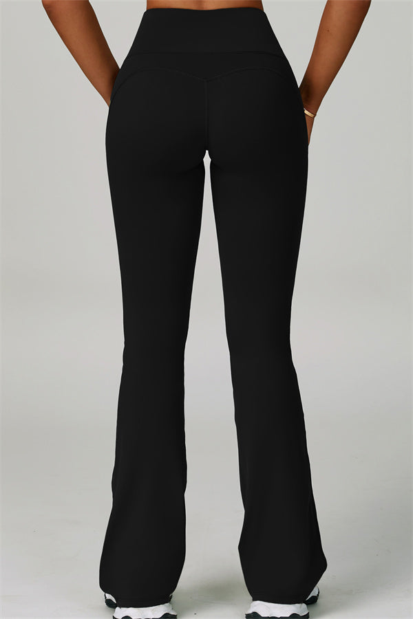 The Bold Cross Back Sports Bra Flared Leggings 2-Piece Set