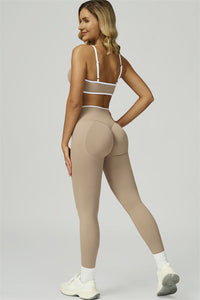 Bali Motion Trim Sports Bra Leggings 2-Piece Set