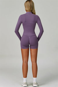 The Lagoon Jacket Sports Bra Shorts 3-Piece Set