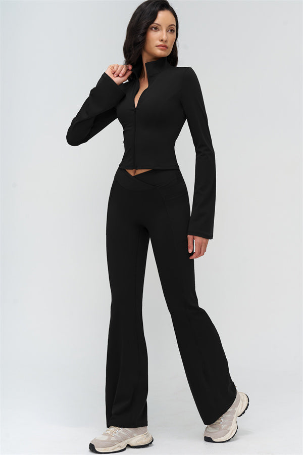 The BoldFit Jacket Flared Leggings 2-Piece Set