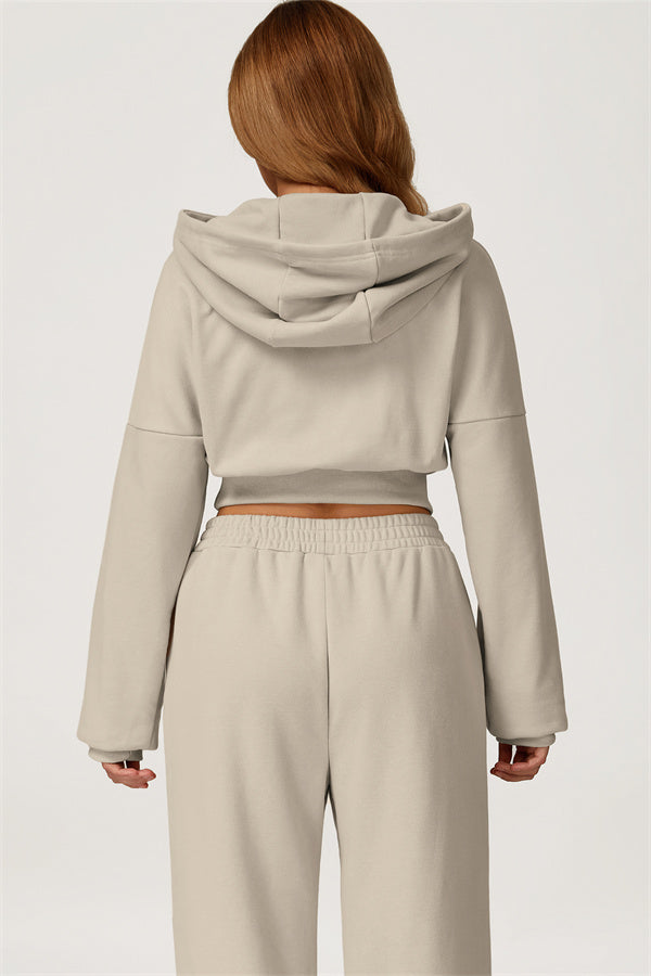 The Axis Crop Hoodie Pants 2-Piece Set