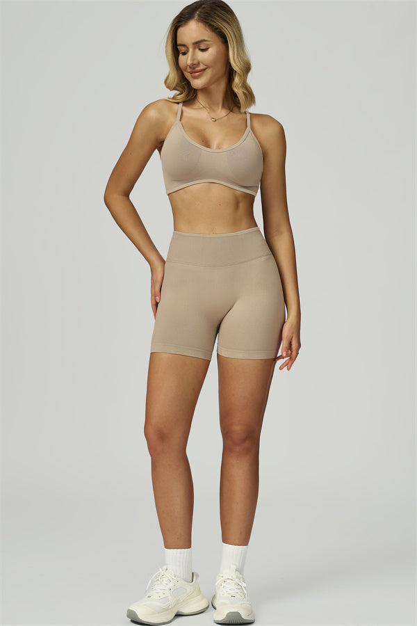 Bali Motion Sports Bra Shorts 2-Piece Set