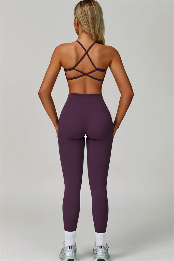 The Bold Cross Back Sports Bra