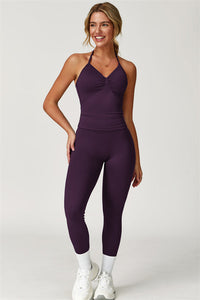 The Allure Halter Top Leggings 2-Piece Set