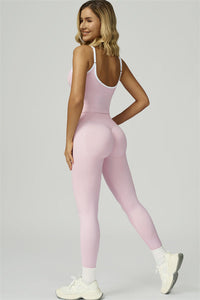 Bali Motion Trim Crop Top Leggings 2-Piece Set