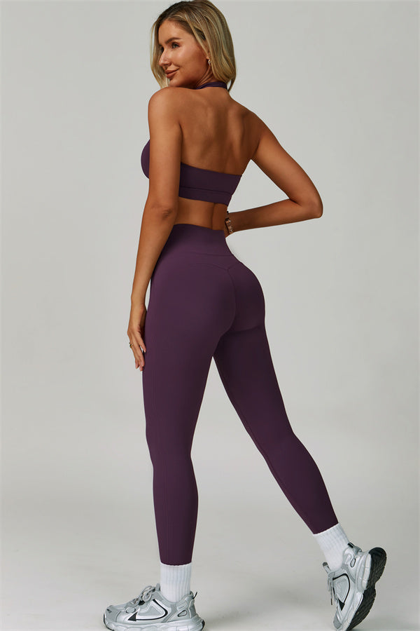 The Bold Halter Sports Bra Leggings 2-Piece Set