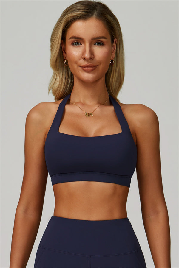The Bold Halter Sports Bra Shorts 2-Piece Set