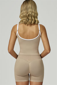 Bali Motion Trim Crop Top Shorts 2-Piece Set