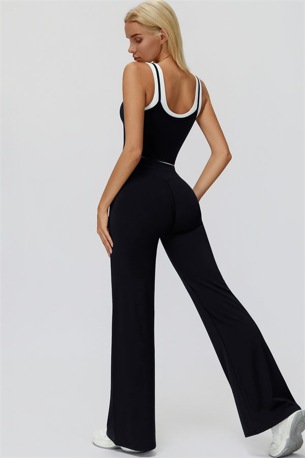 The Canyon Crop Tank Flared Leggings 2-Piece Set